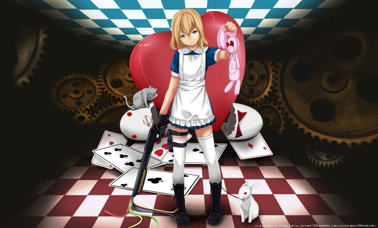 Alice in wonderland anime evil