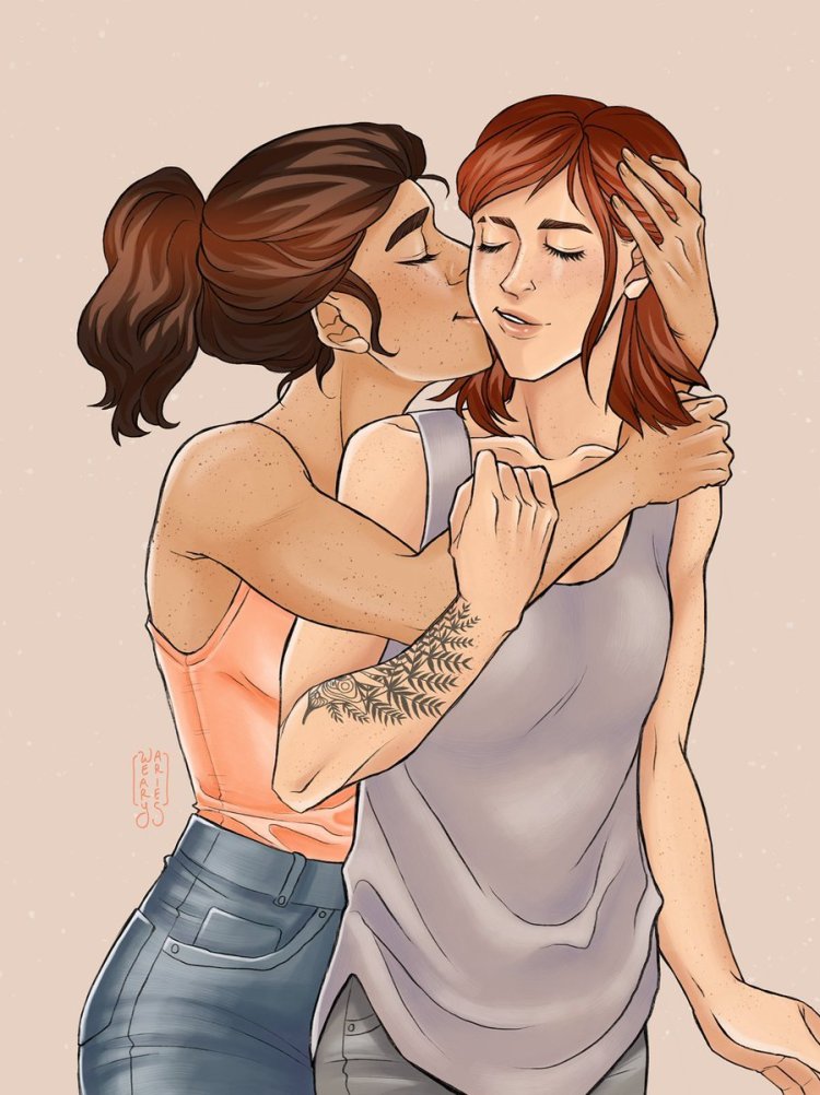 The last of us 2 Ellie and Dina