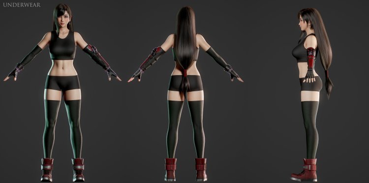 Tifa Lockhart 3D