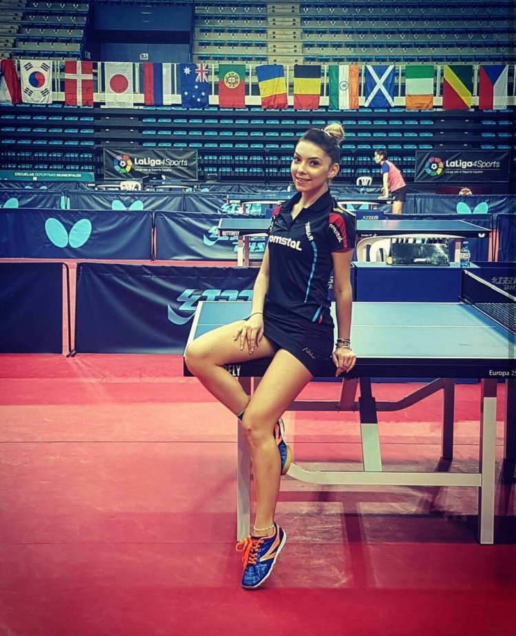 Romanian tennis player Szocs