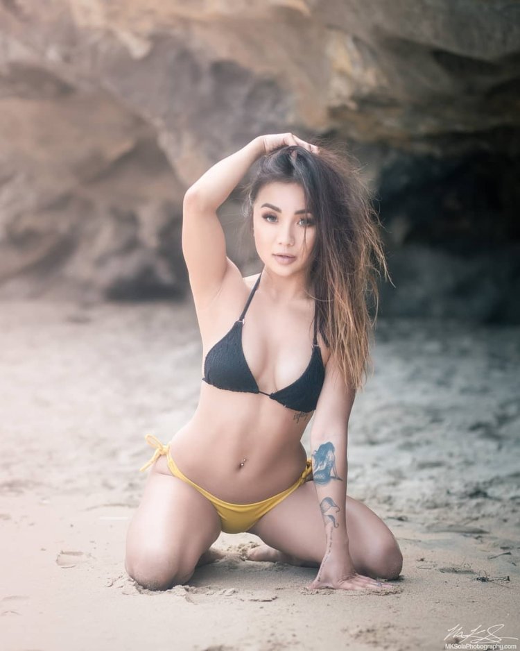 Gulzhan Nakipova bikini