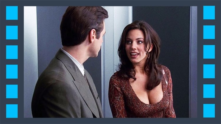 Jim carrey liar liar in the elevator