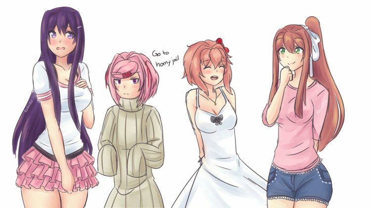 Natsuki, Monica, Yuri DDLC