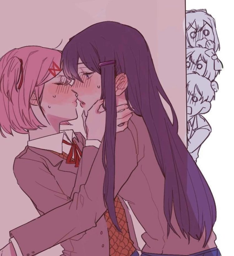 DDLC Yuri and Natsuki