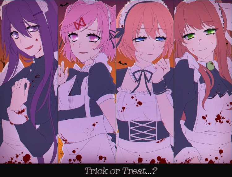 Monica DDLC Halloween