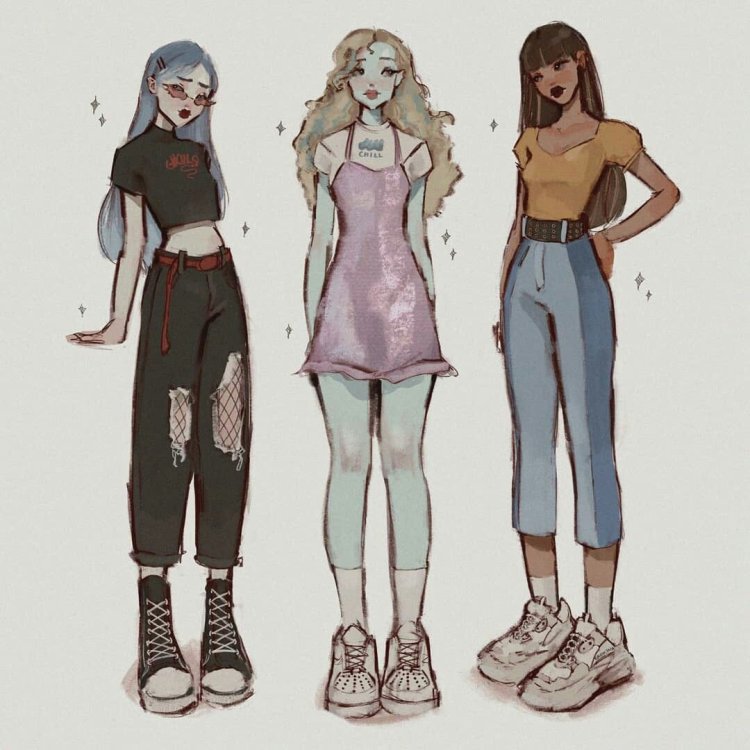 Clothes for drawing modern