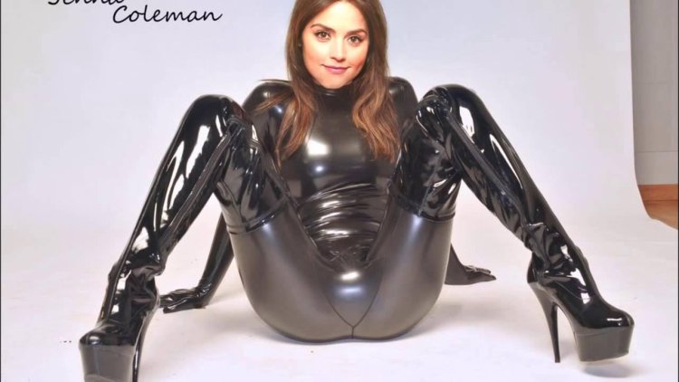 Karen Gillan in latex