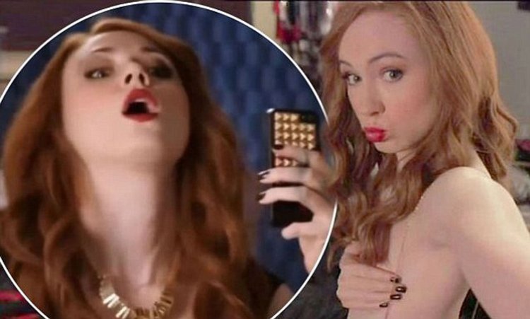 Karen Gillan topless