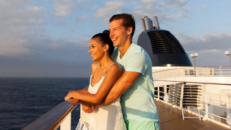Couple on a cruise