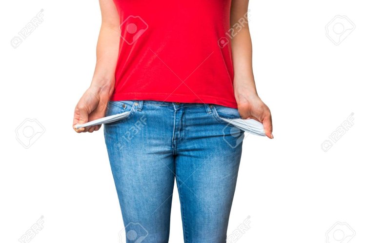 Sticker empty pockets