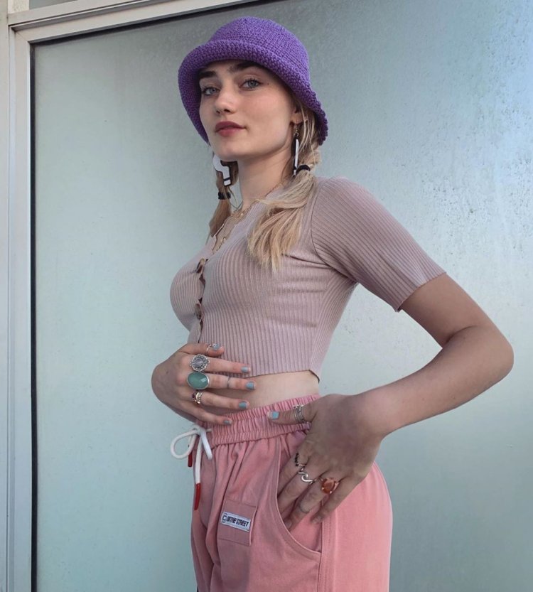 Meg Donnelly in a swimsuit