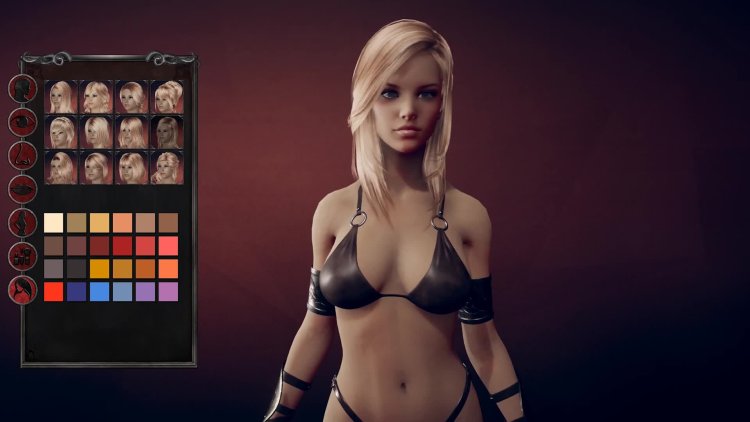 Beautiful girls from games scantily clad