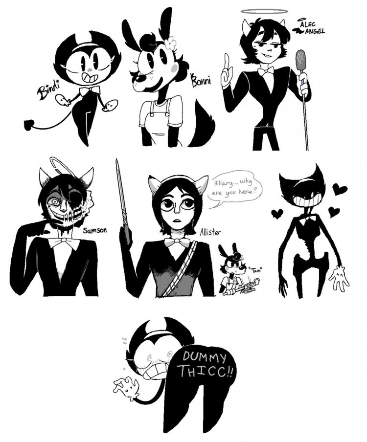 Angel Alice from BENDY Rule 34