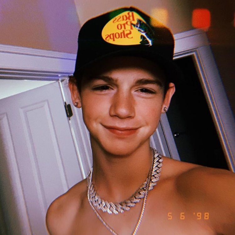 Peyton Moormeier in a cap