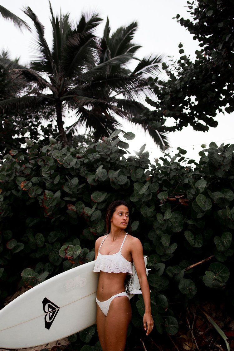 Roxy fashion model surf