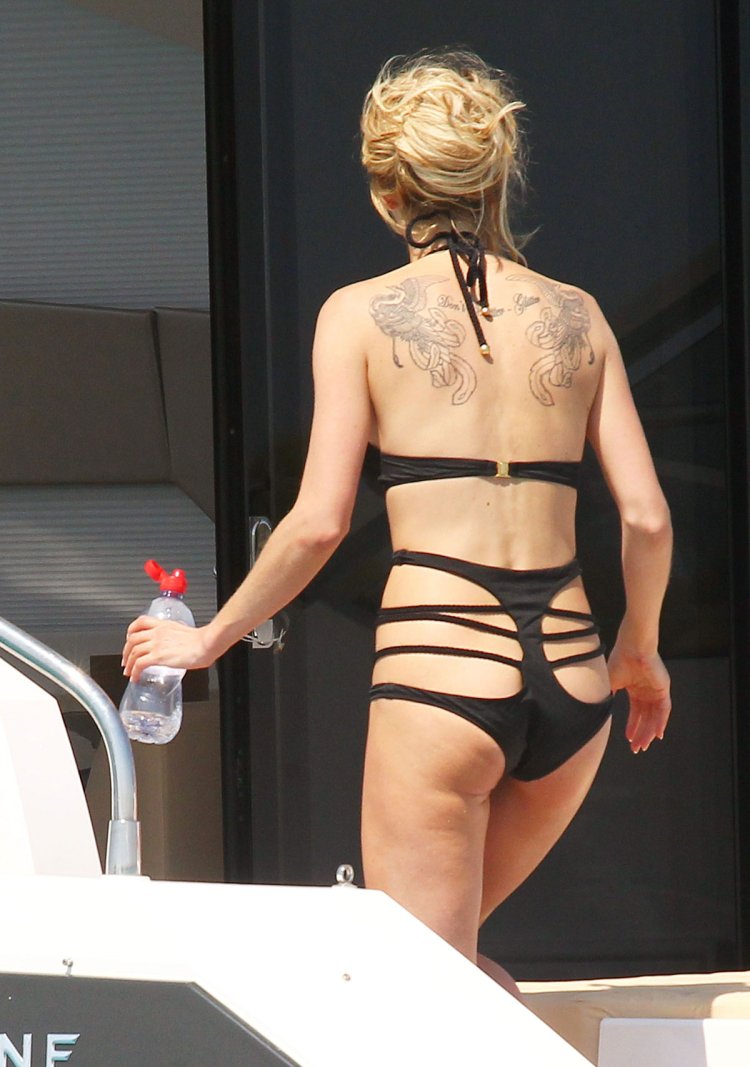 Sarah Harding in a swimsuit