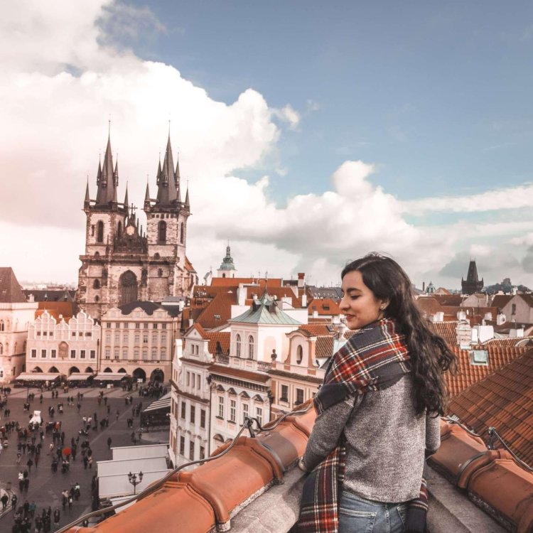 Girl in Prague