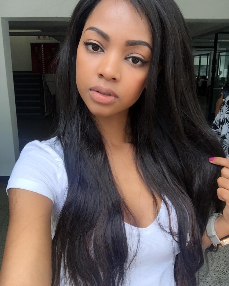 African American woman selfie