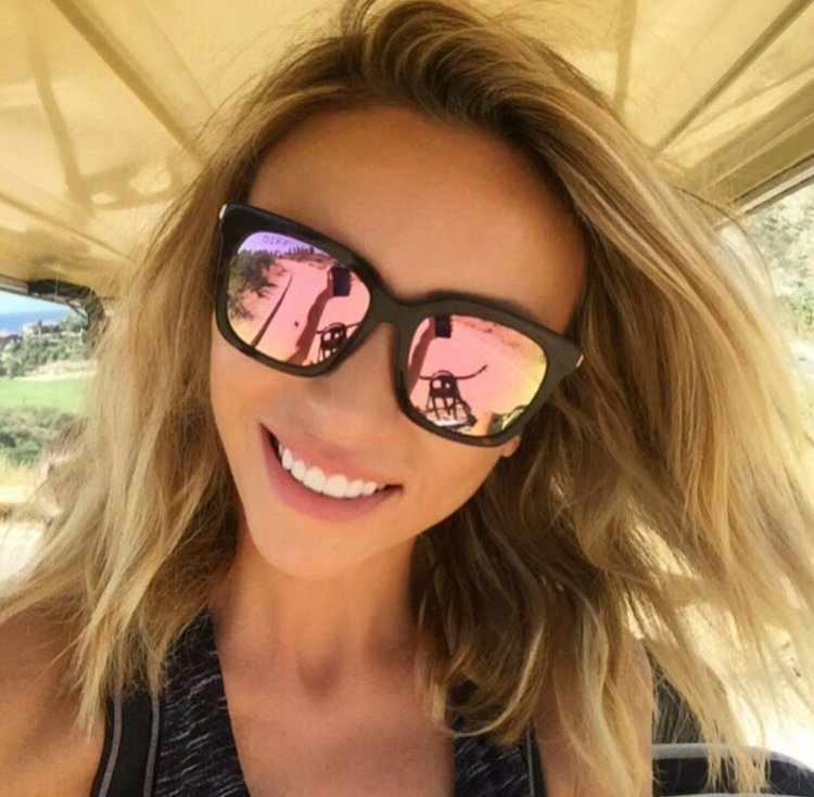 Seductive girl with glasses