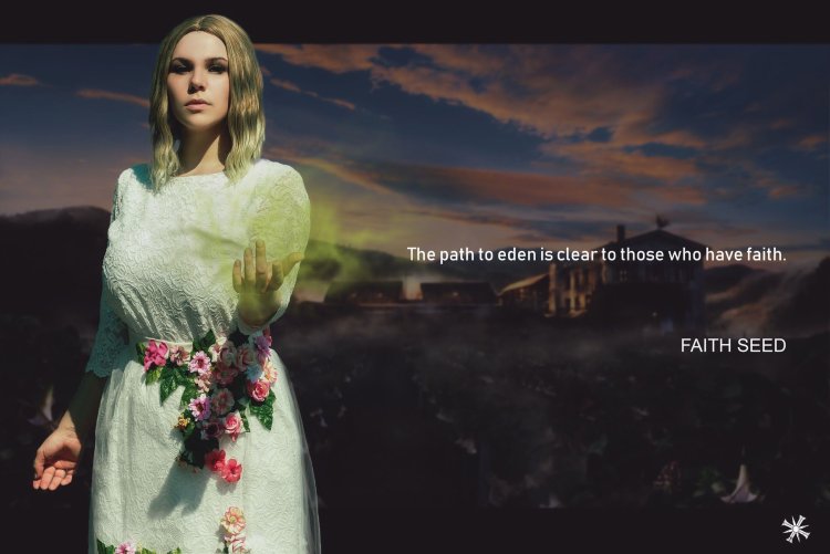Far Cry 5 Faith LED art