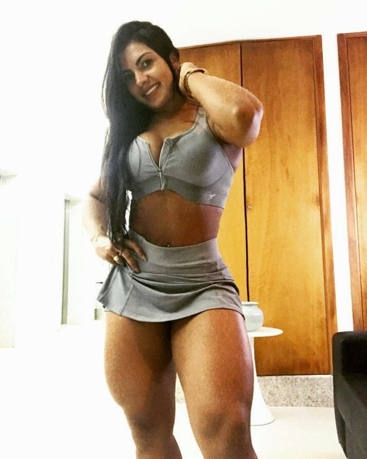 Huge female thighs