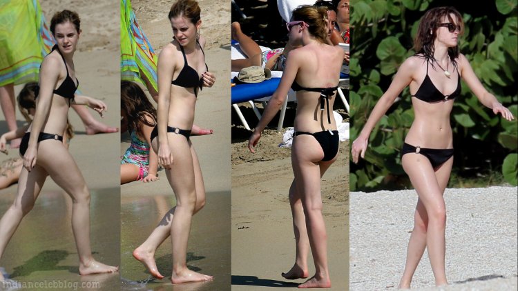 Emma Watson is hot in a swimsuit