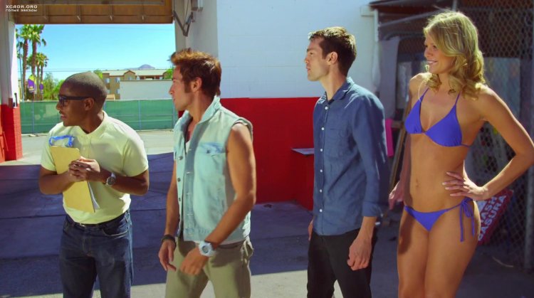 Scarlet Red in a swimsuit