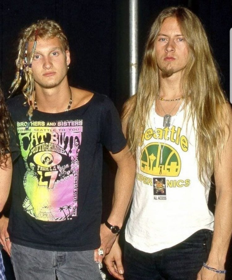 Lane Staley and Kurt Cobain