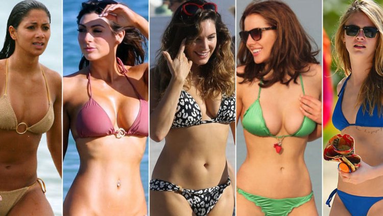 Hollywood stars in bikinis