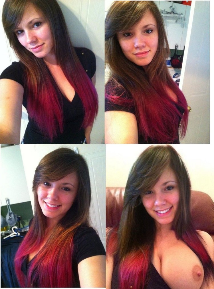 Ordinary girl undressed