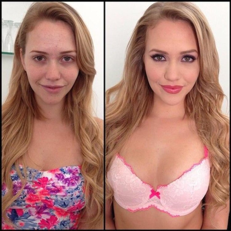 Mia Malkova without makeup