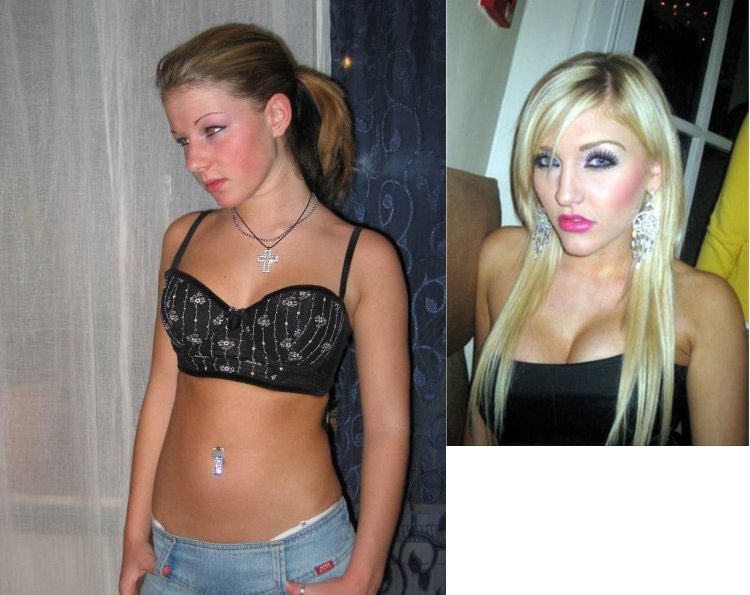 Bimbo before and after