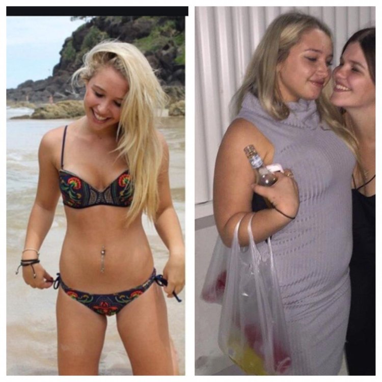 Fat girls before and after set