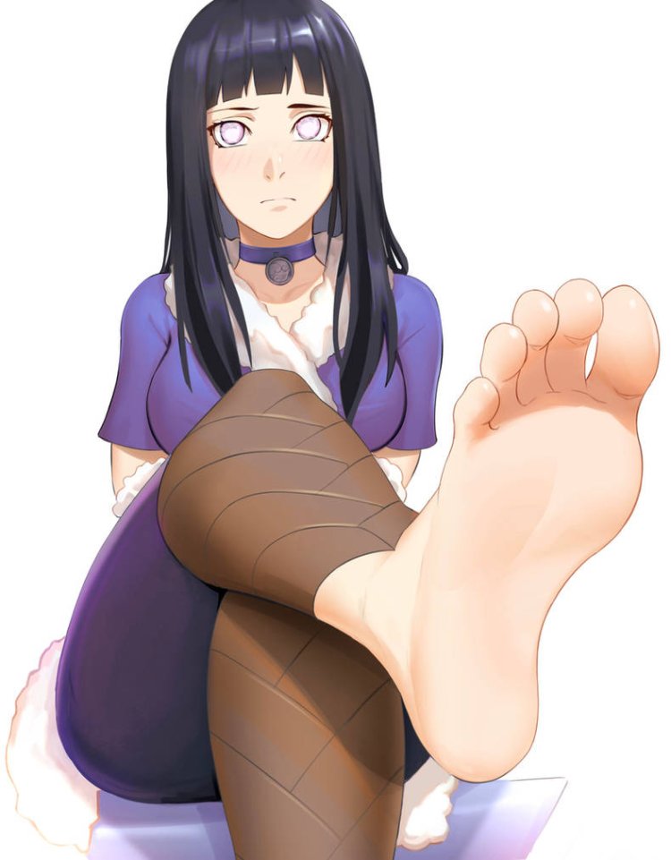 Hinata Hyuga foot