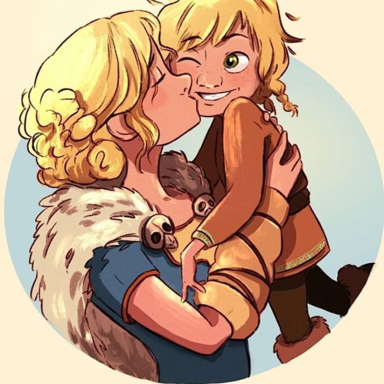 Astrid Hofferson and Hiccup Haddock