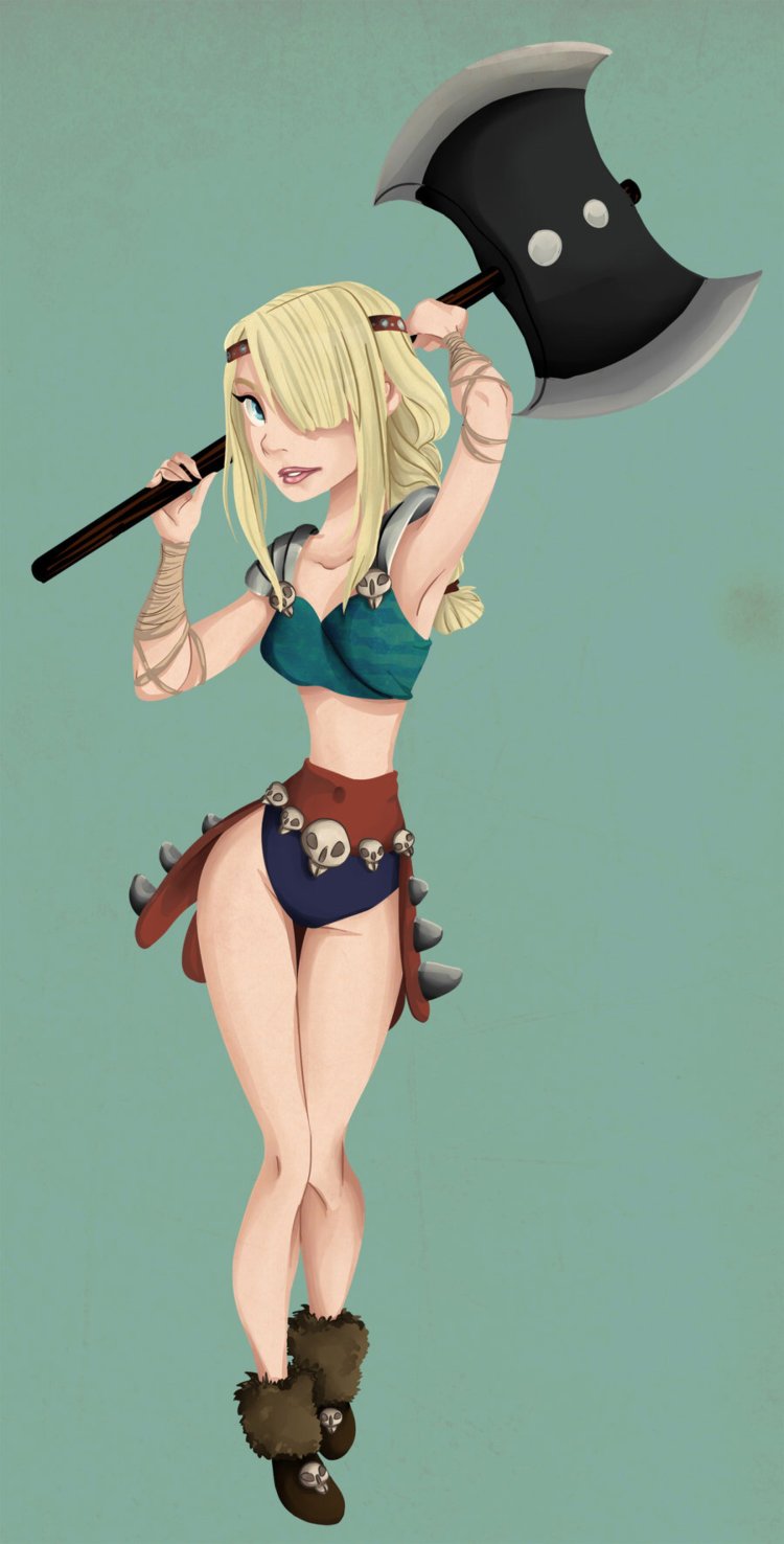 Astrid Hofferson in Lingerie