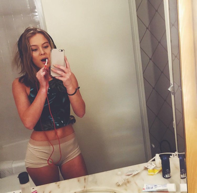 Zara Larson in Lingerie