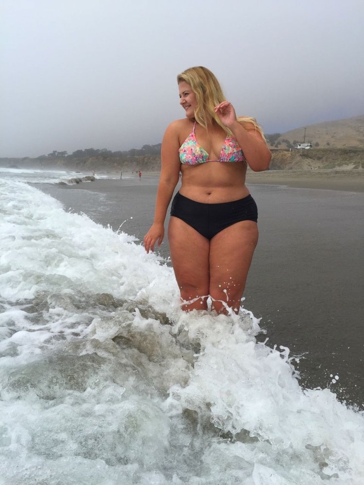 Hunter McGrady in a swimsuit