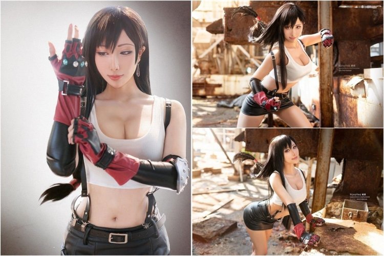 Japanese bodybuilder cosplayer