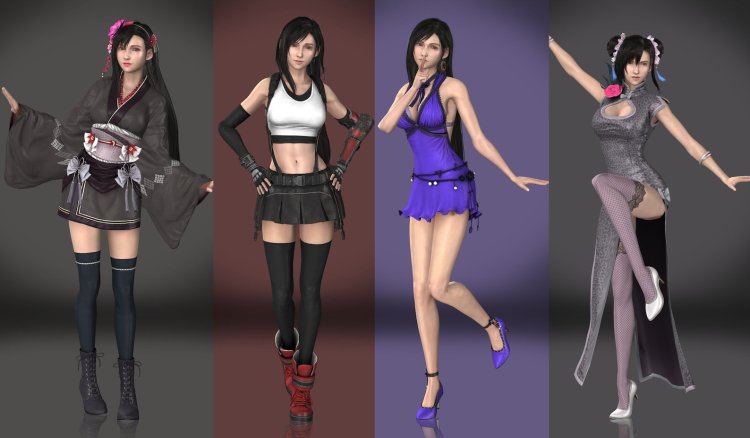 Tifa Lockhart in a dress