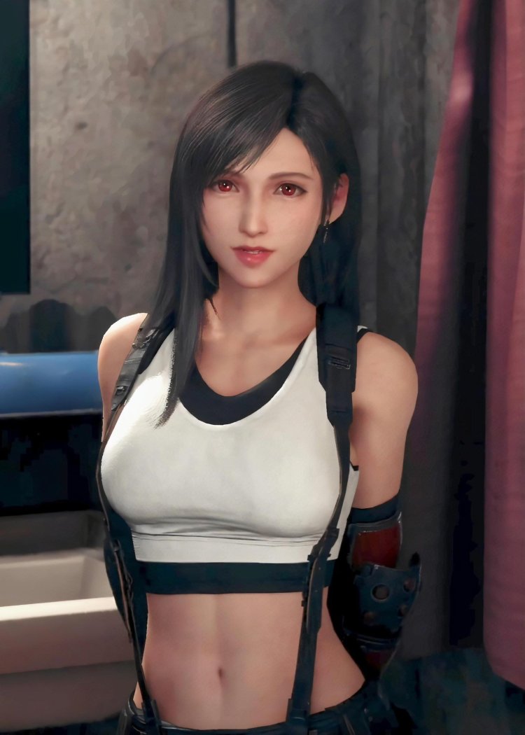 Tifa Lockhart gets cut open
