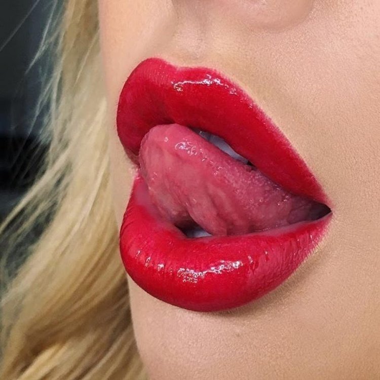 Beautiful open lips