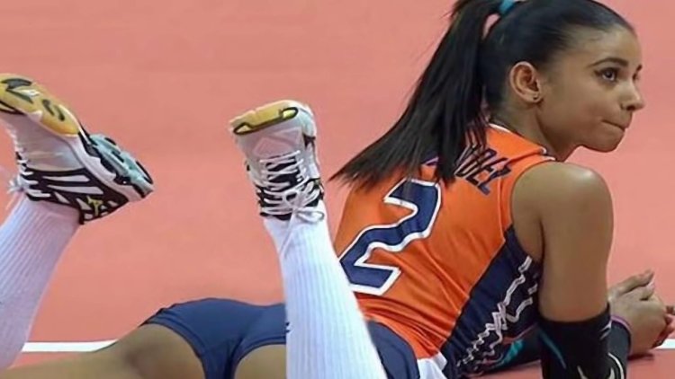 Brazilian volleyball player Fernandez