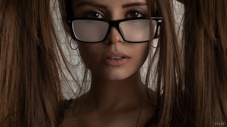 Girl with glasses