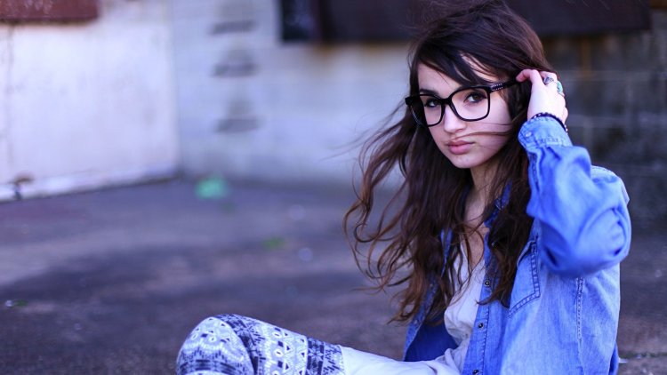 Girl in glasses