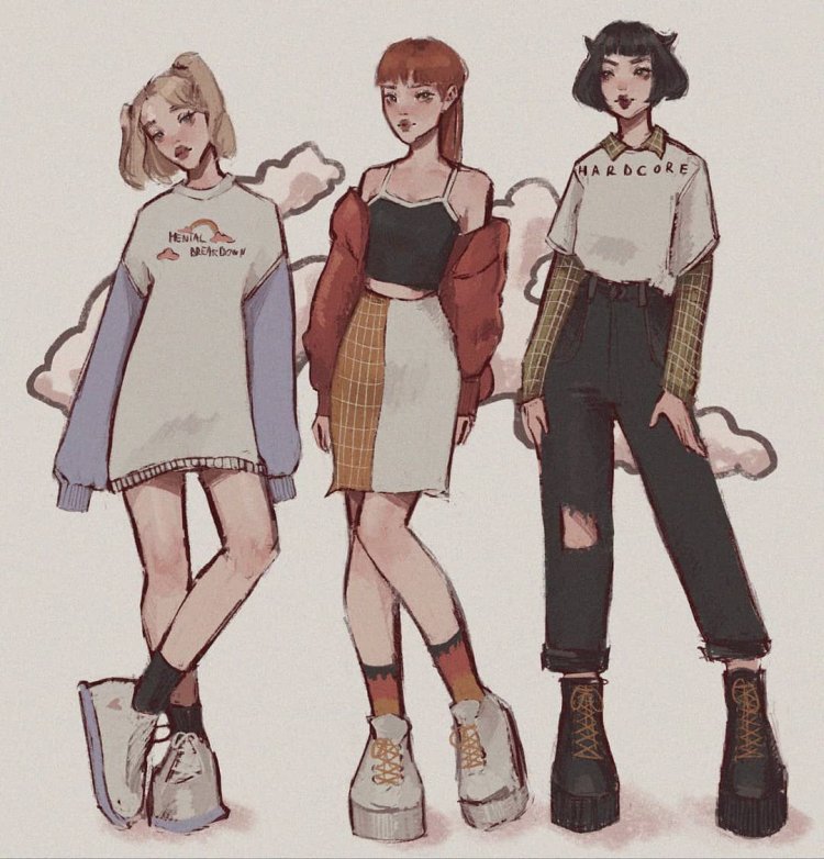 Cartoon clothing style