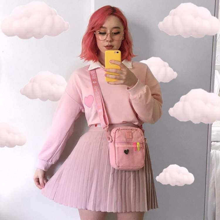 Soft girl style Aesthetics