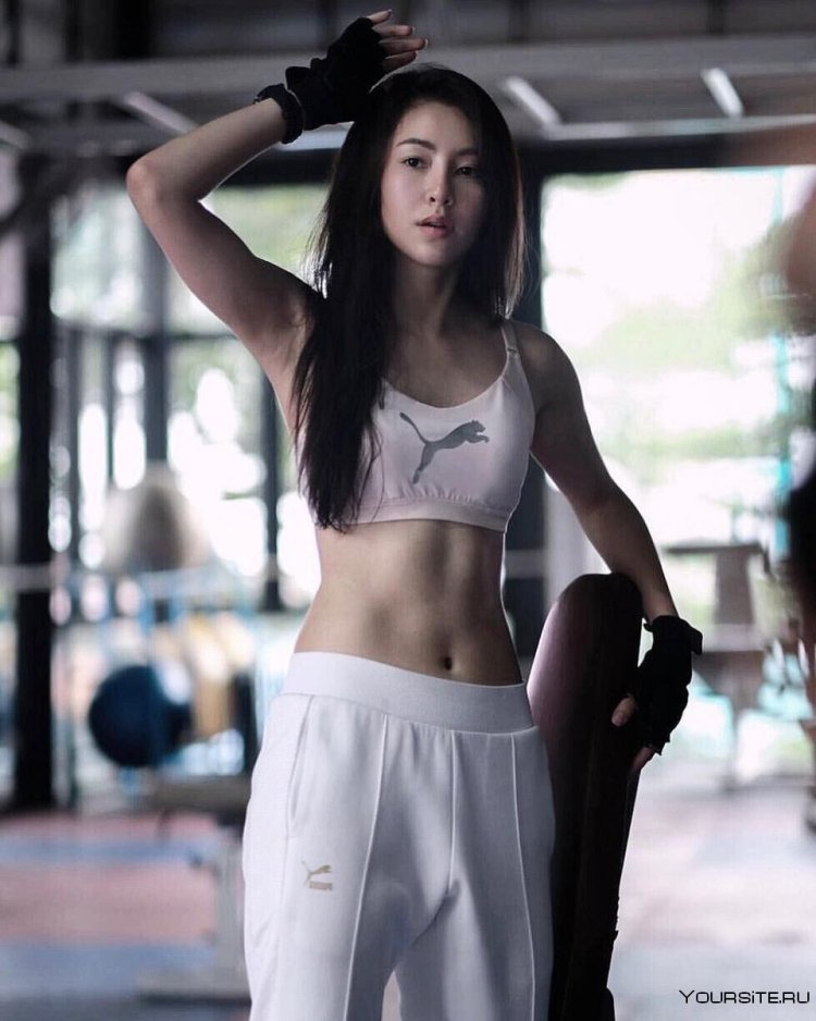 Korean girls in sportswear