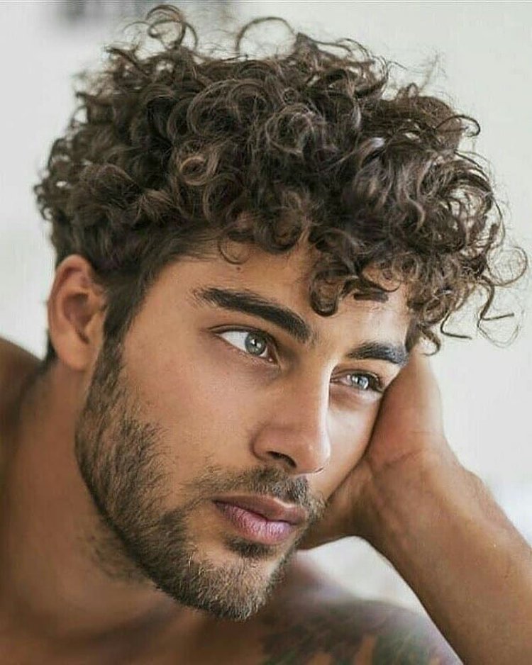 Handsome curly guys