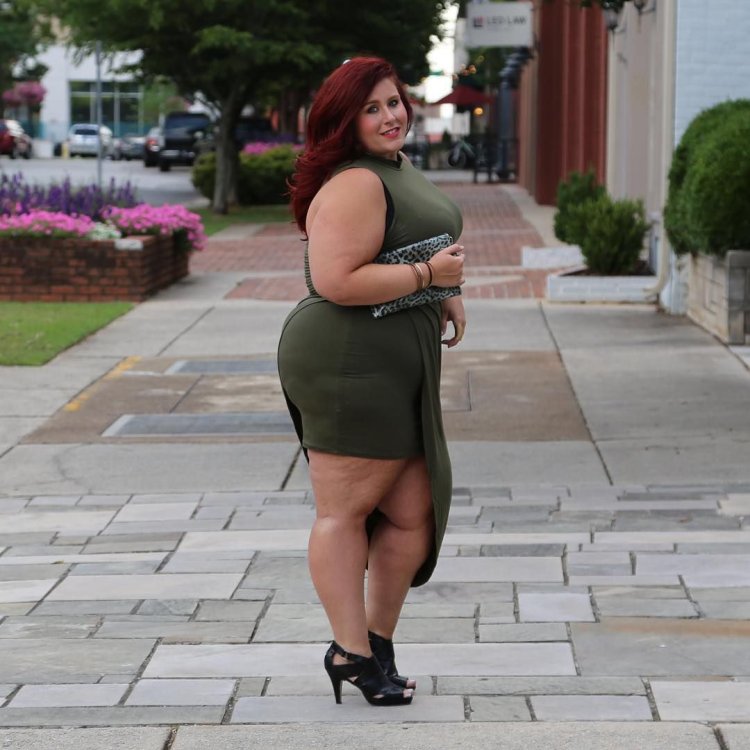 Bbw in dress amateur